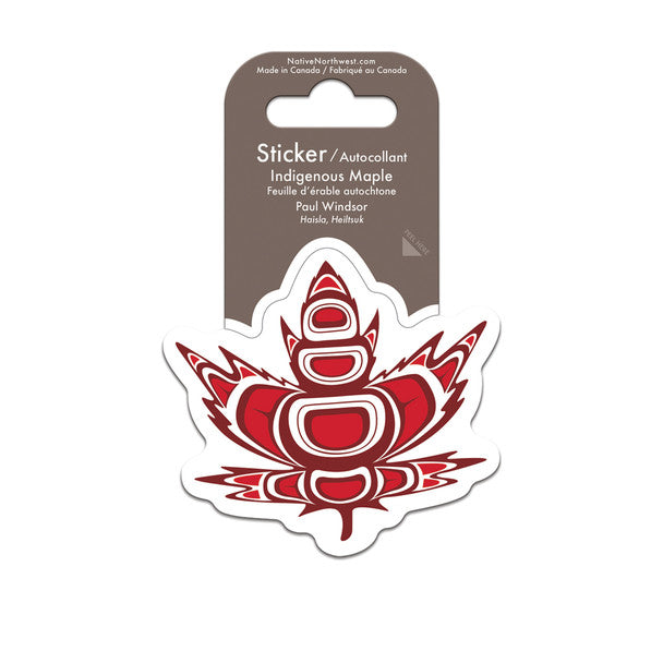 Indigenous Maple Sticker