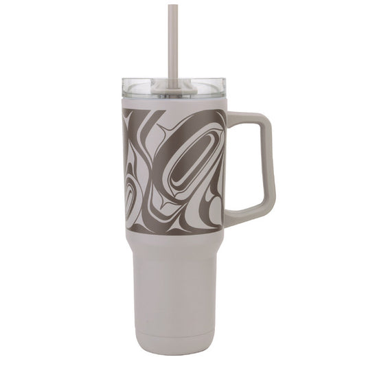 Eagel Insulated Tumbler With Straw