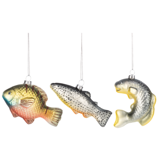 Glass Fish Ornament