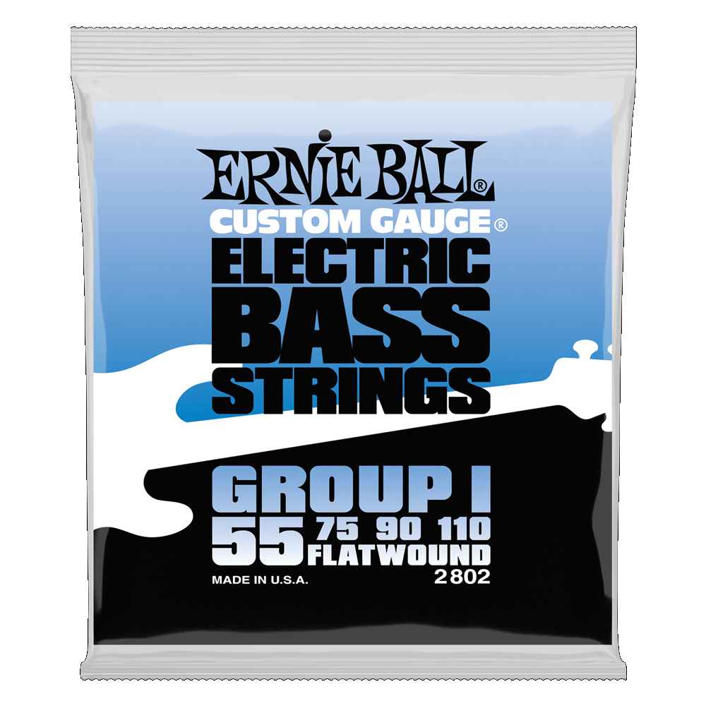 ERNIE BALL flatwound group 1 .055-.110 electric bass strings