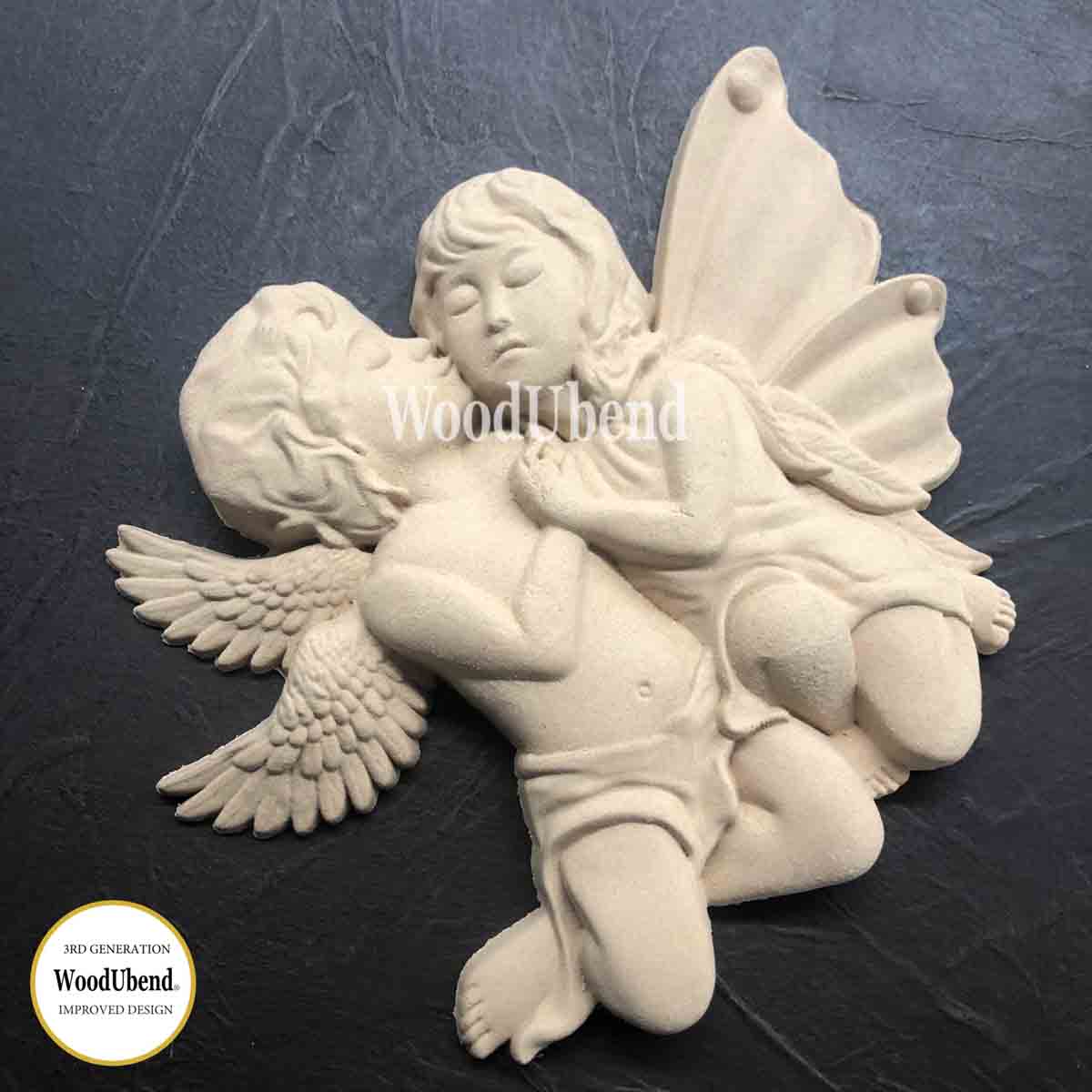 Woodubend Pack of 2 Angels 16x19 cm
