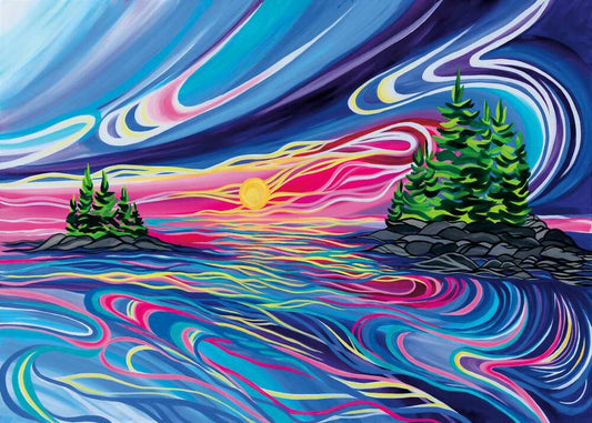 REFLECT & GROW WITH LOVE DIAMOND ART