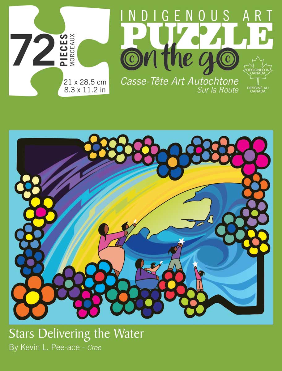 72 Piece Indigenous Art Puzzle - Sorted Varity