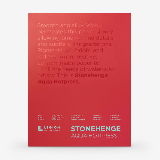 Stonehenge Aqua Hot Press 7x10