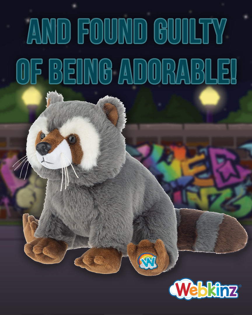 Webkinz Raccoon 8.5"