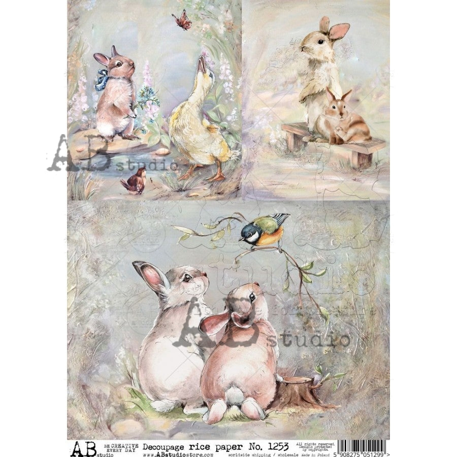 AB Studios - Easter Scenes A4 Rice Paper