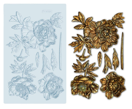 Re-Design With Prima® Decor Mould - Wilderness Rose 5x8"