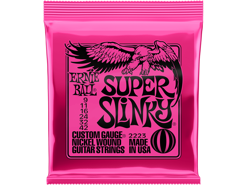 ernie ball superslinky 2223 guitar strings