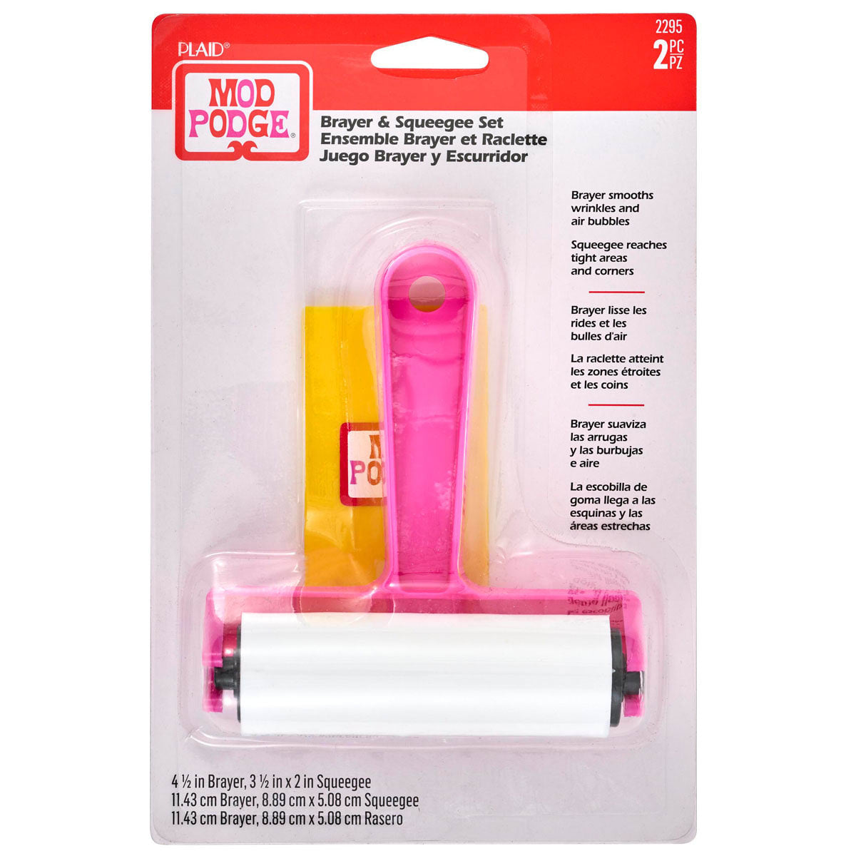 Mod Podge Brayer & Squeegee Set
