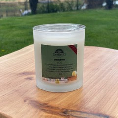 Nine Mile Teacher Soy Candle Frosted Jar