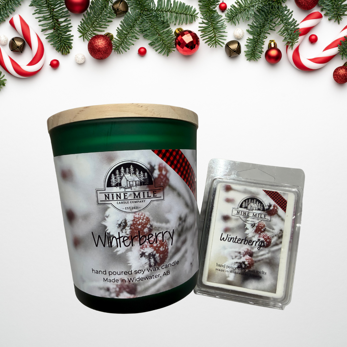 Nine Mile Winterberry 12.5 oz Candle & Melts