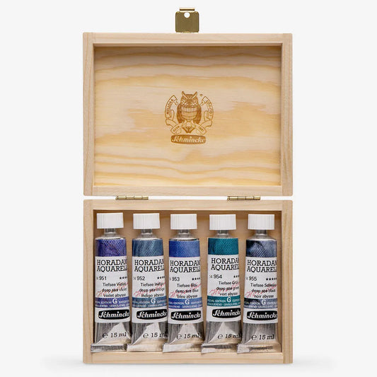 Schmincke Horadam Aquarell 5x15 ml Super Granulation Deep Se
