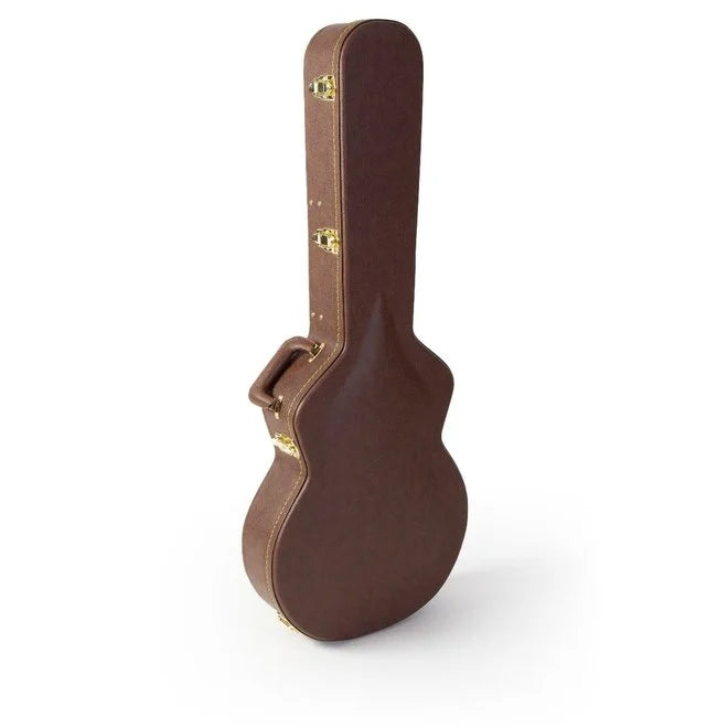 GCSAX Yamaha deluxe archtop es-335 style guitar hardcase brown