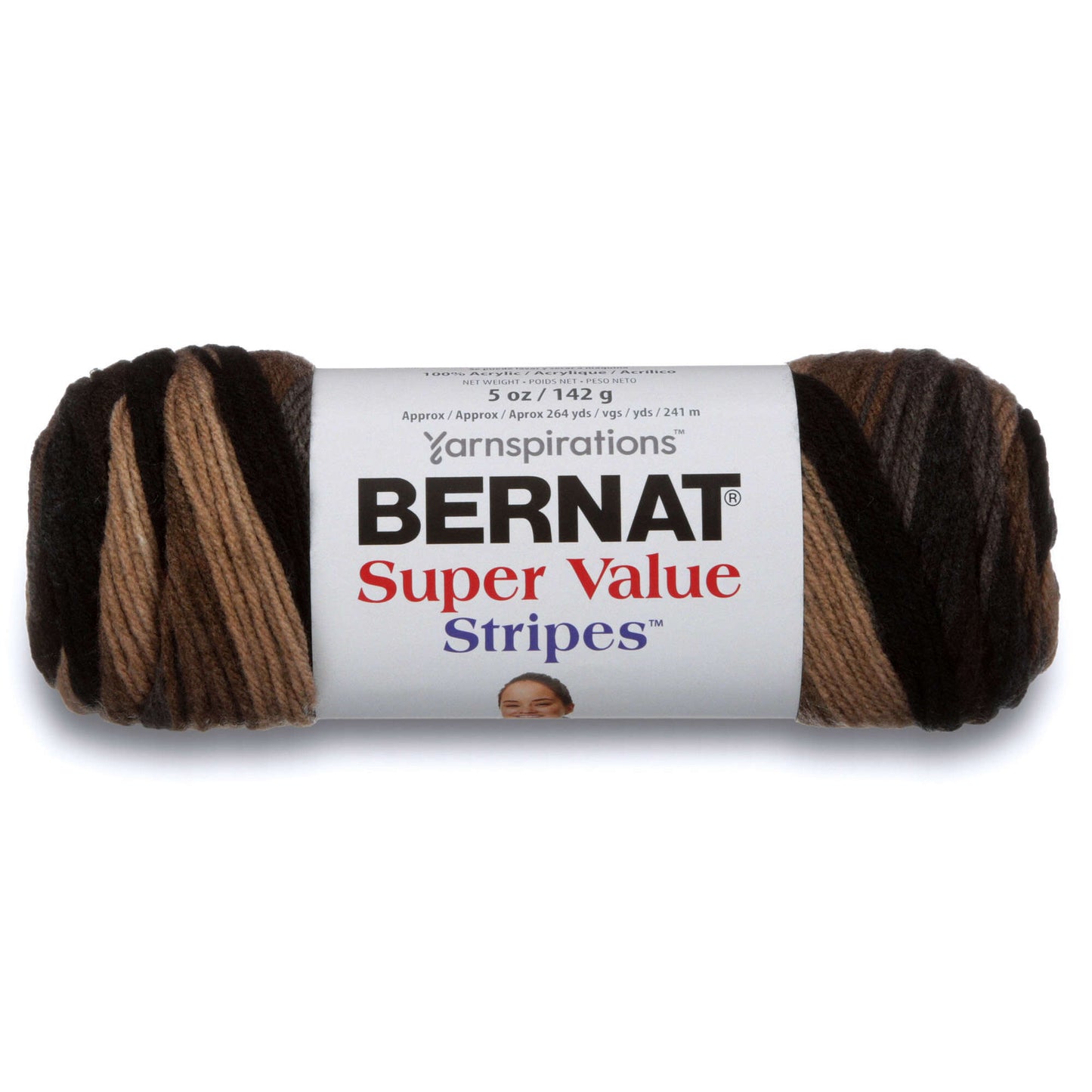 Bernat Super Value Stripes Yarn