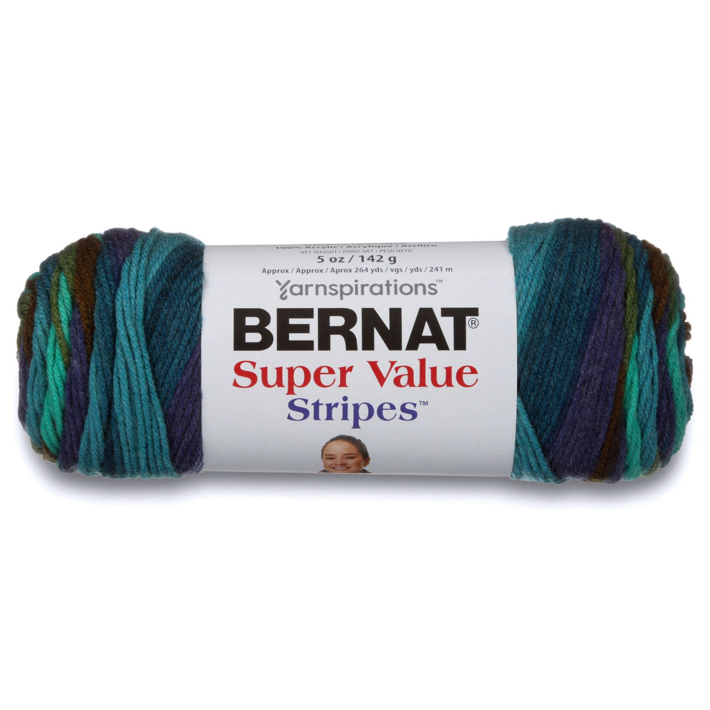 Bernat Super Value Stripes Yarn