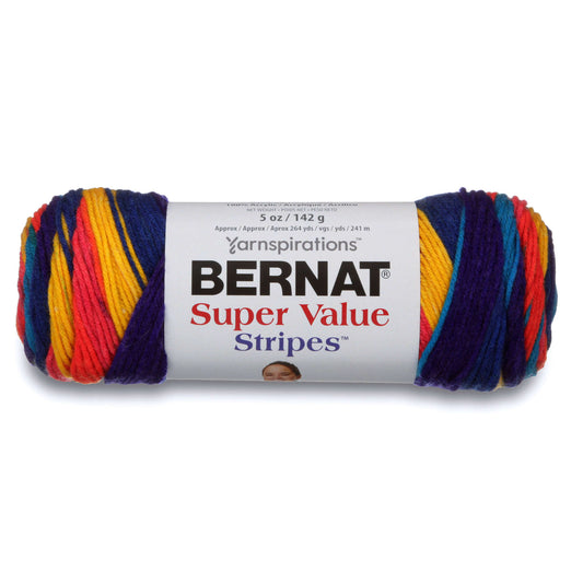 Bernat Super Value Stripes Yarn