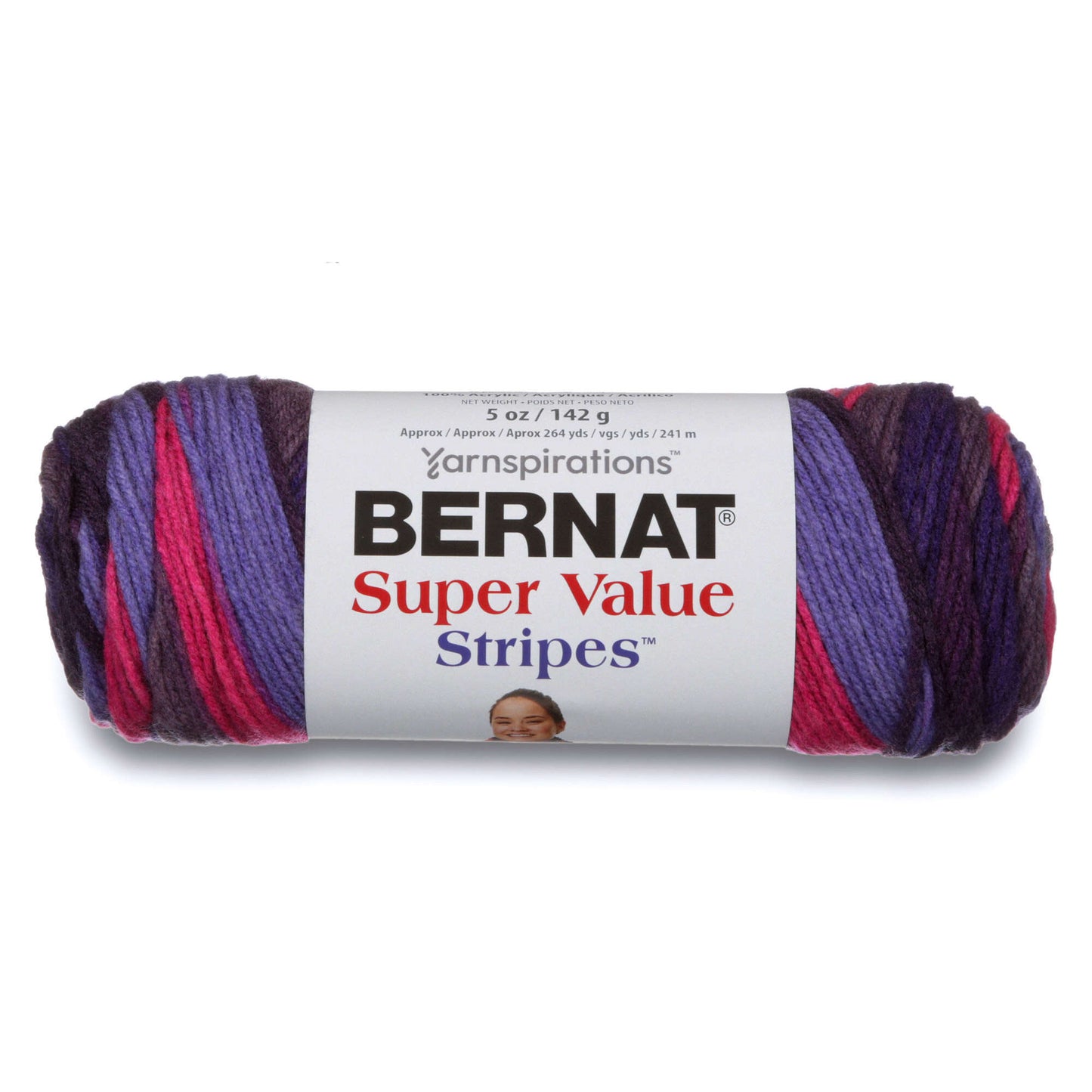 Bernat Super Value Stripes Yarn