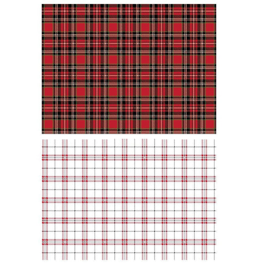 Redesgin Decor Transfer Gingham Red