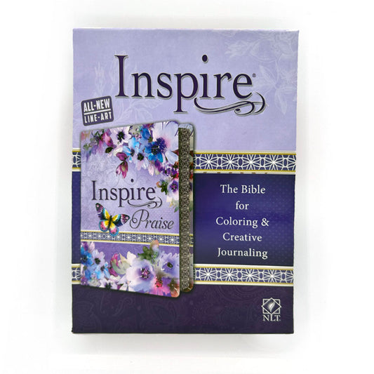 NLT INSPIRE PRAISE BIBLE-PURPLE