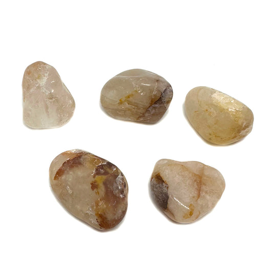 GOLDEN HEARLER QUARTZ TUMBLED STONES