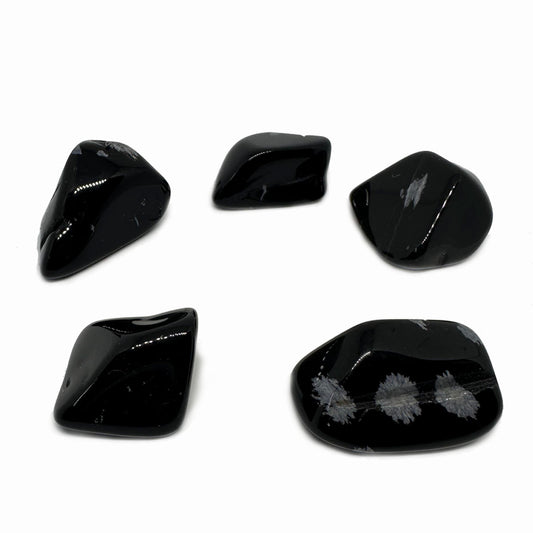 SNOWFLAKE OBSIDIAN TUMBLED