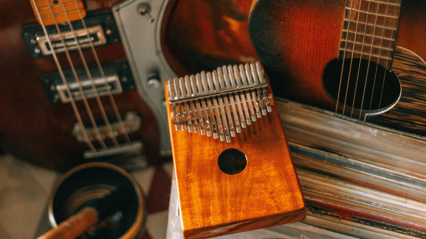 Man playing his guitar - Music Section of Soulshine