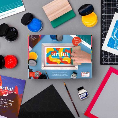 Artful : Art School In A Box ~ Screen Printing Kit