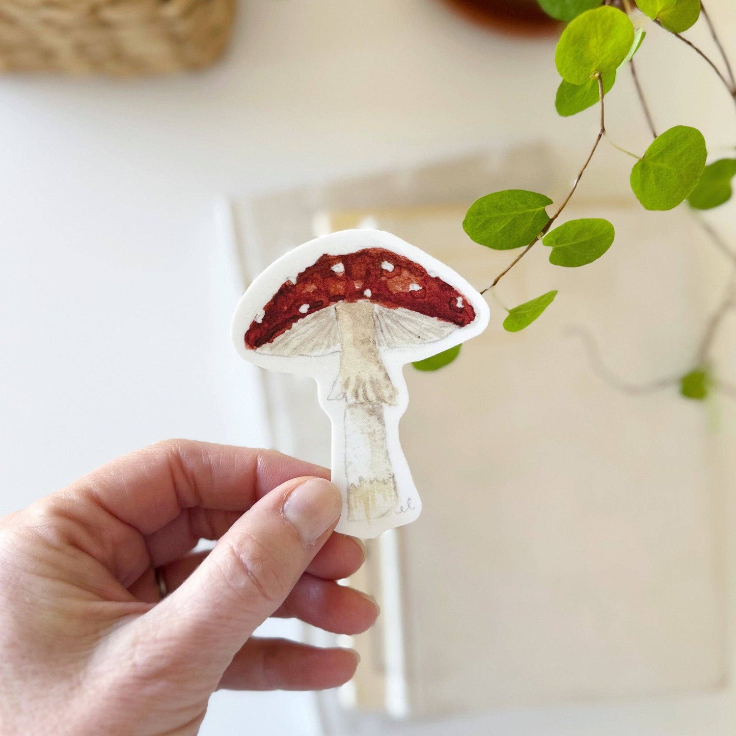 Emily Lex : Red Mushroom Sticker