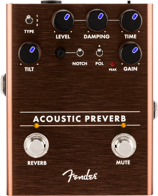 Acoustic Preverb Acoustic Preamp/Reverb guitar pedal