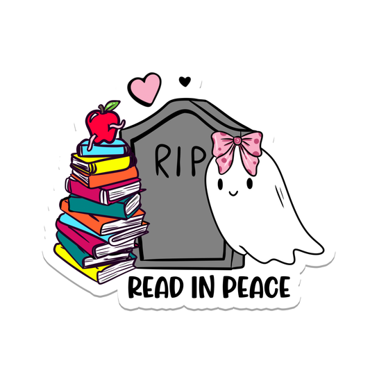 REST IN PEACE GHOST STICKER
