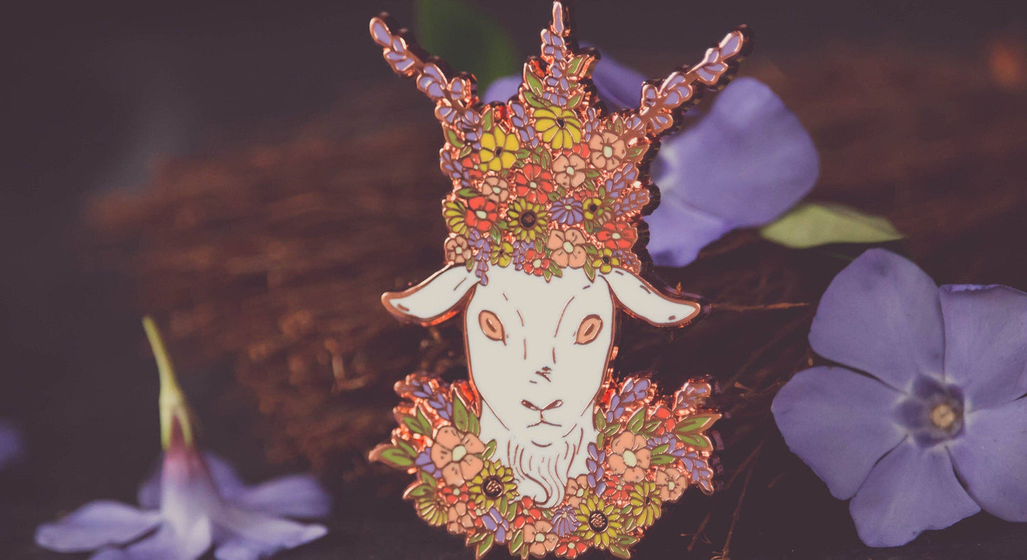 The Pickety Witch - May King - Midsommar - Enamel Pin