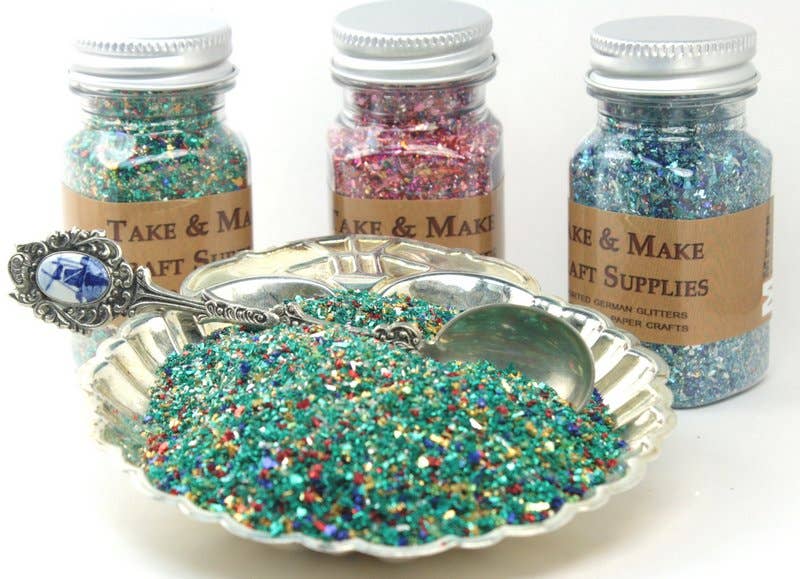 Meyer Imports : Sea Glass - Medley German Glitter - Fine Grain - 25g Jars