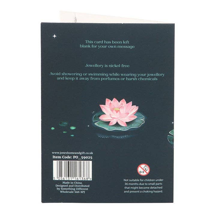 DragonFly Necklace Blank Greeting Card