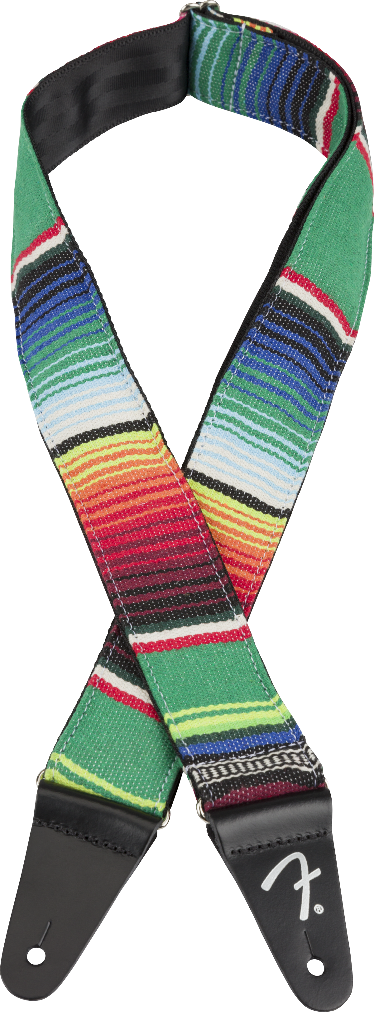 FENDER SERAPE GREEN MULTI 2" GUITAR STRAP