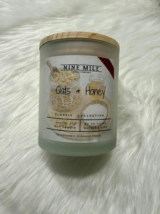 Nine Mile Candles - Oats & Honey 11oz