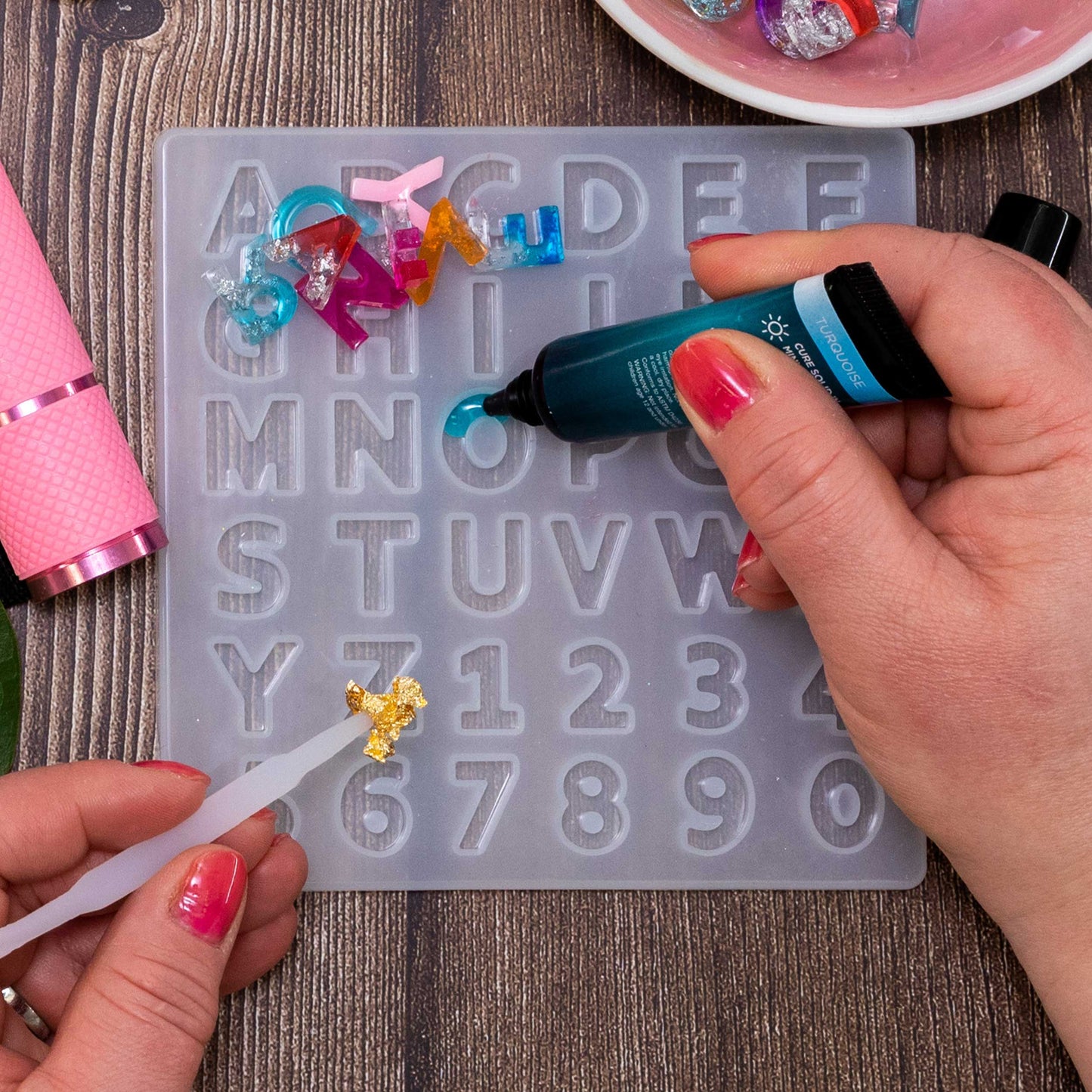 Jewelry Made by Me - Small Alphabet Silicone Mold