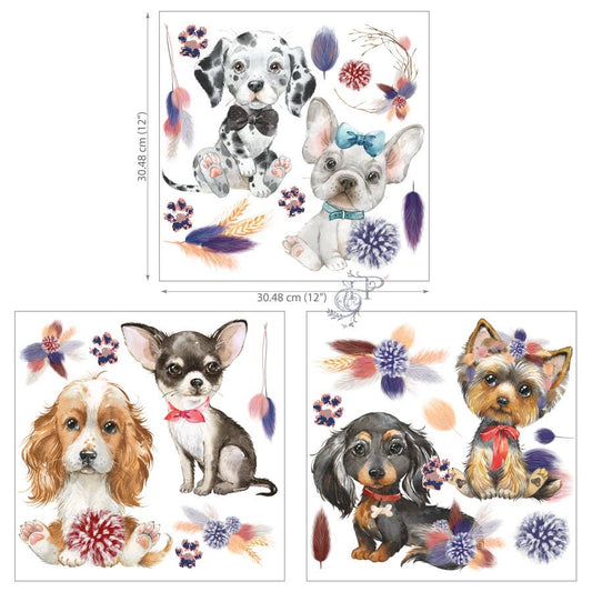 Hokus Pokus - Petite Transfer - A Dog Life 12.4x11.8"