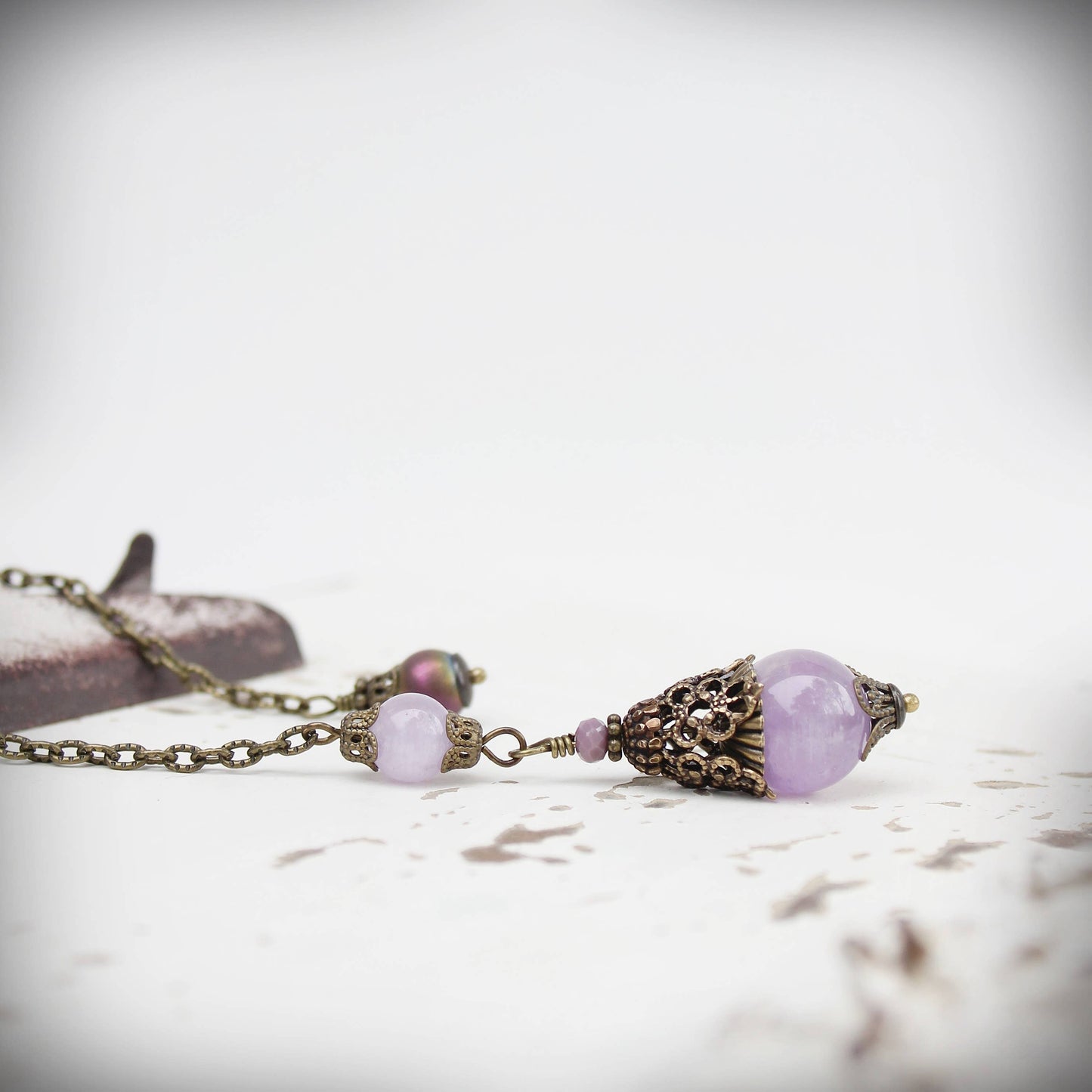 Circa 1890 - Lavender Amethyst Jewelry Pendulum | Manifestation