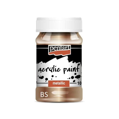 Pentart Acrylic Metallic -  Colour Variety 100ml