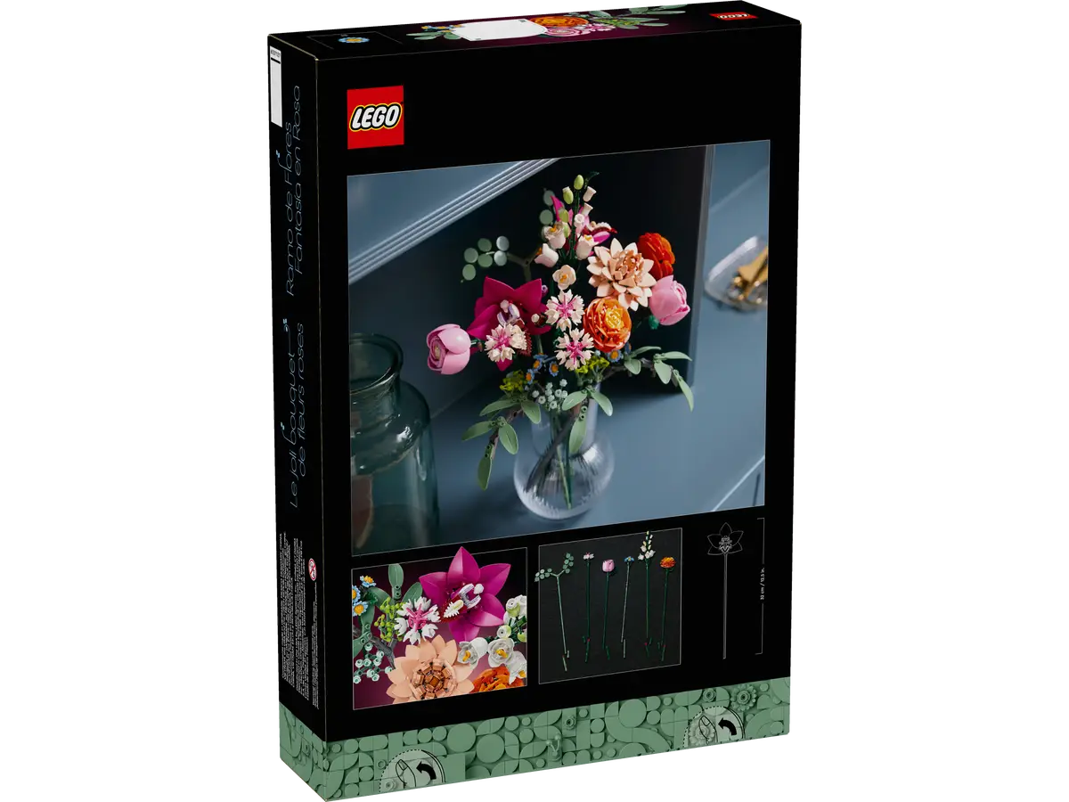 Lego Botanical : Pretty Pink Flower Bouquet