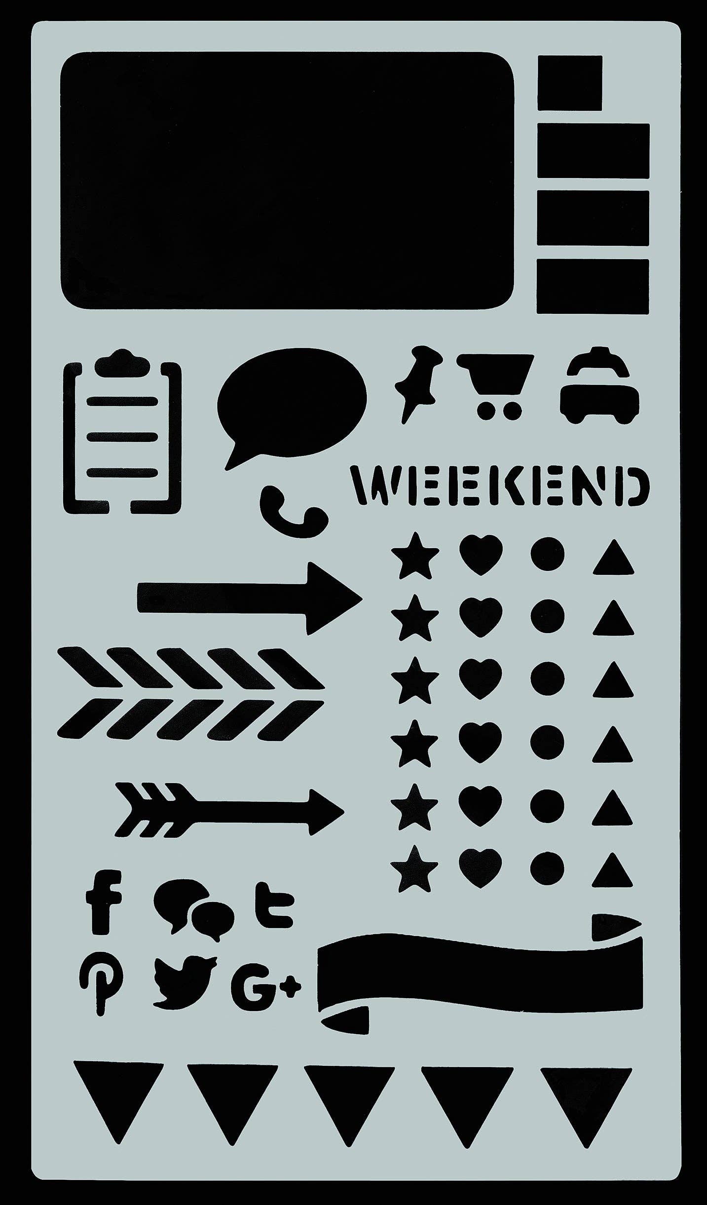 Dotted Journal Stencil Set
