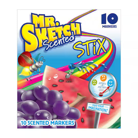 Mr. Sketch Scented Stix 10 Scented Markers