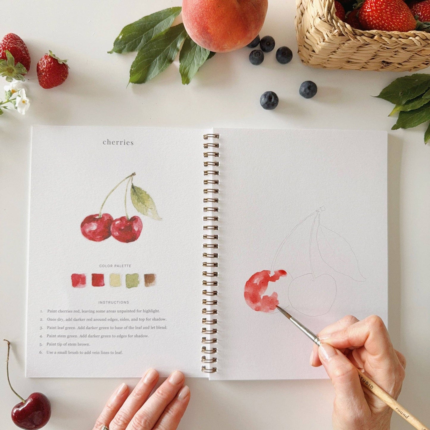 Emily Lex Studio - Watercolor Workbook Fruit
