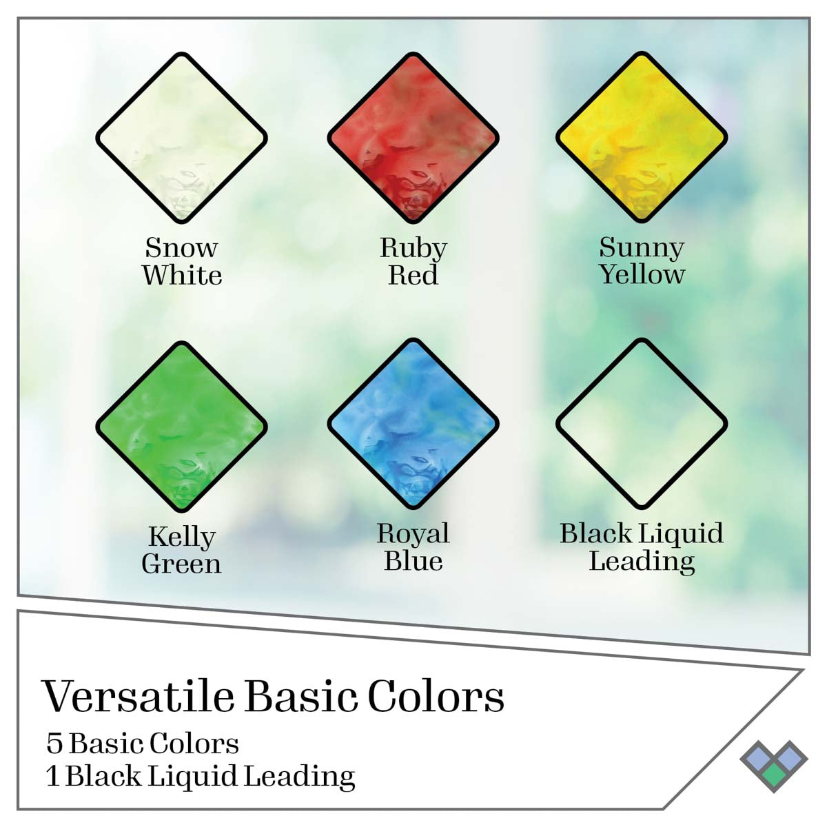 Gallery Glass : Paint Set Basic - Set of 6