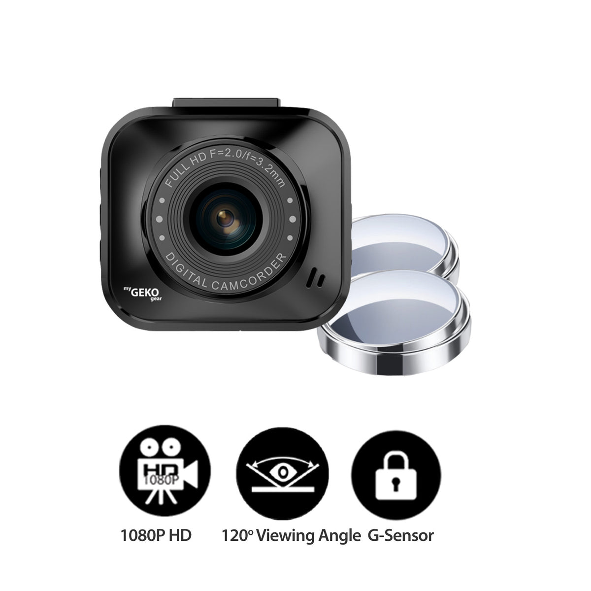 GEKOGEAR ORBIT 122 FULL HD DASHCAM