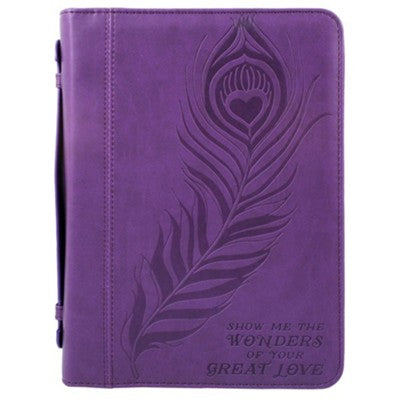 Bible Cover : Great Love, Purple