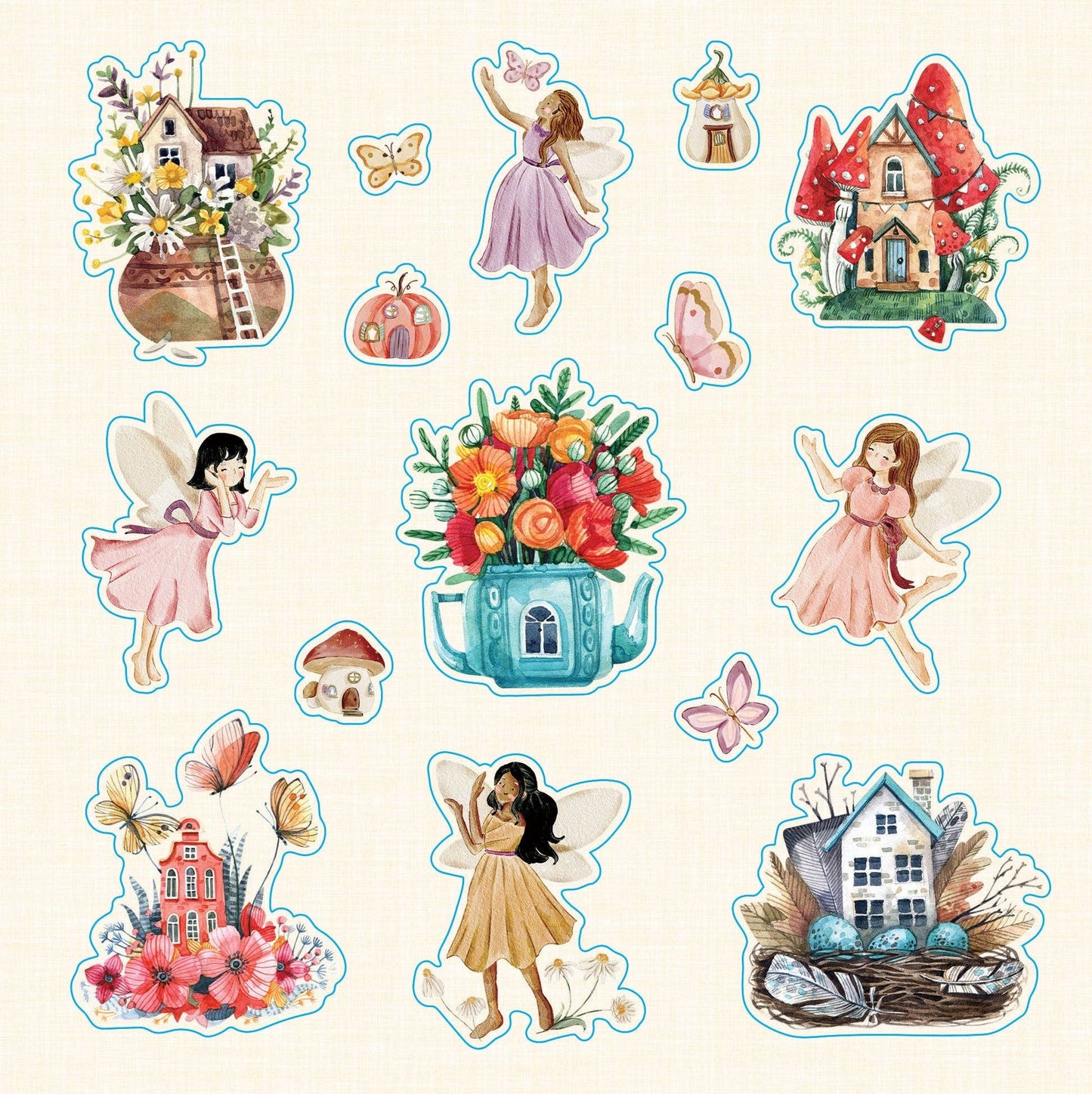 Peter Pauper Press - Faerie Kingdom Sticker Book