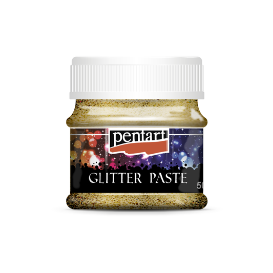Pentart Glitter Paste Fine- Colour Variety  50 ml
