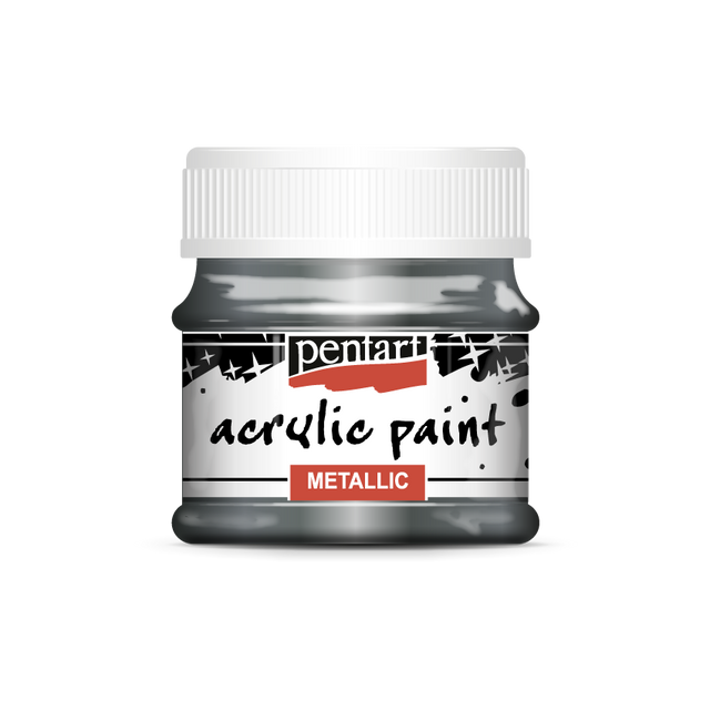 Pentart Metallic Acrylic Paints : Colour Variety 50ml