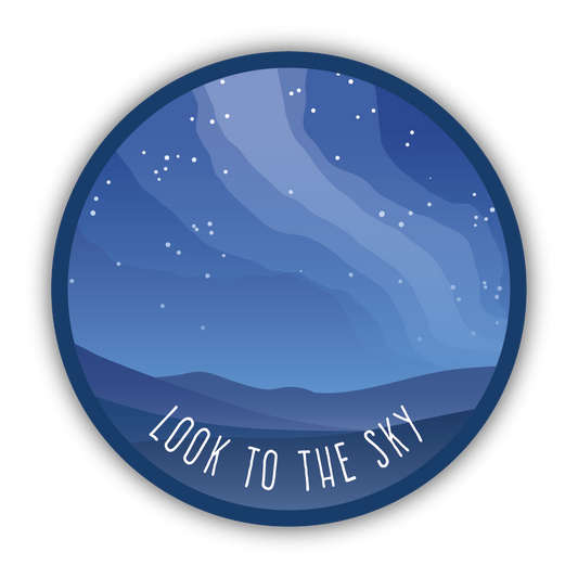Look To The Sky Sticker